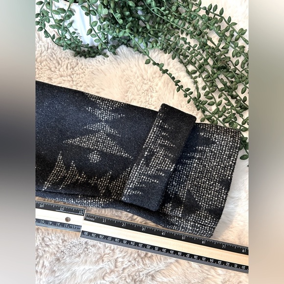 Pendleton Sonora Archive Blanket Long Coat Jacket Black Cream Large - Picture 5 of 10